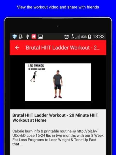 Home Workout Guide for Men 1 تصوير الشاشة