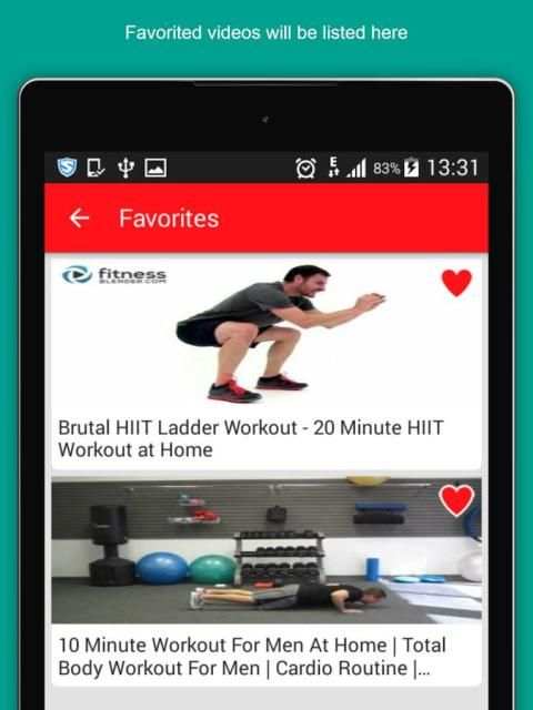 Home Workout Guide for Men 4 تصوير الشاشة