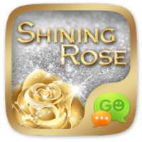 GO SMS SHINING ROSE THEME