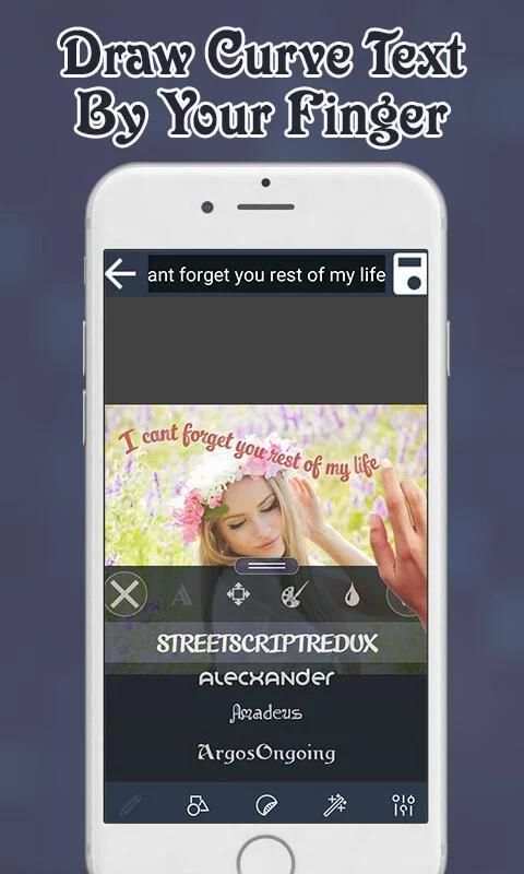 Curve Text on Photos : Circular Text on Photos 7 تصوير الشاشة
