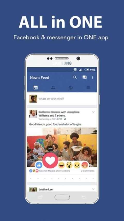Lite messenger - Mini messenger स्क्रीनशॉट 3