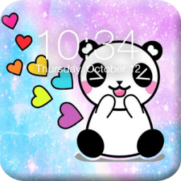 Panda PIN Lock Screen أيقونة