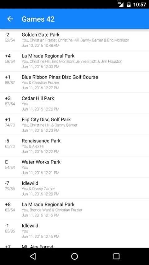 Discores - Disc Golf App screenshot 3