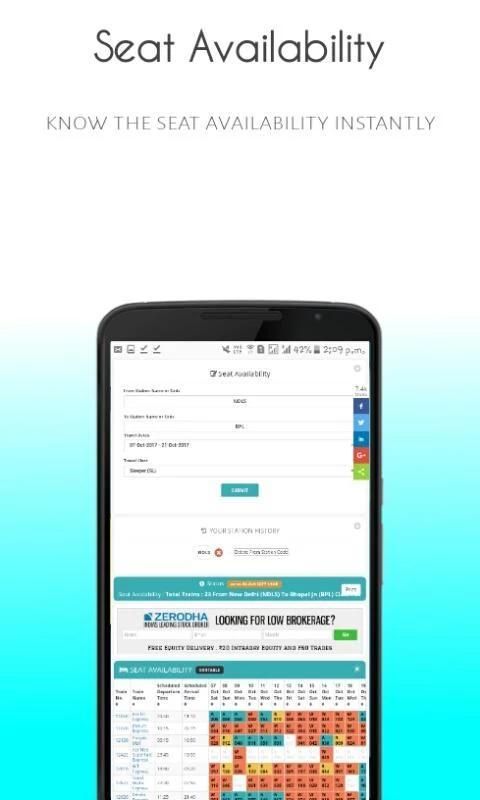 Indian Rail Enquiry screenshot 2