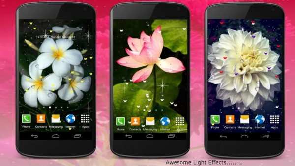 Live Wallpaper - Flowers स्क्रीनशॉट 9