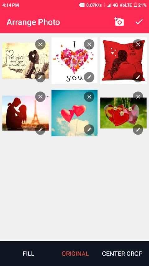 Love Video Maker 7 تصوير الشاشة