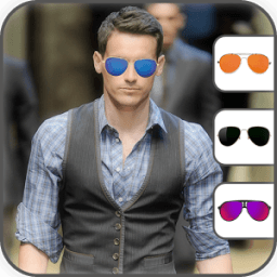 Men Sunglasses Photo Editor आइकन