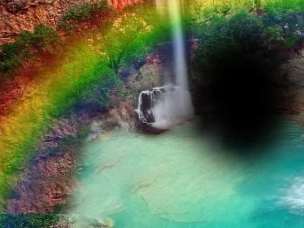 Foto air terjun Selfie screenshot 2