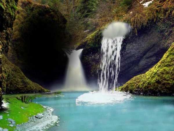 Foto air terjun Selfie screenshot 1