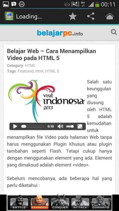 Belajar PC For Android скриншот 1