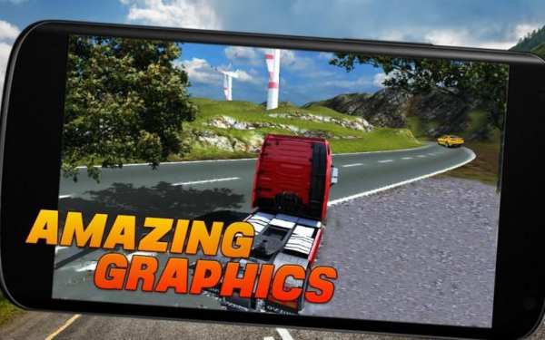 Speed Truck Driving Simulator Uphill Race Game 3D screenshot 3