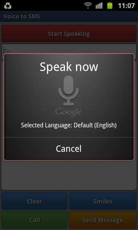 Voice To SMS screenshot 4