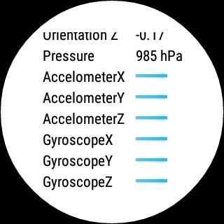 Wear Sensor Info 3 تصوير الشاشة