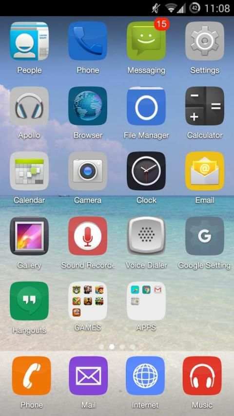 OS Launcher X скриншот 2