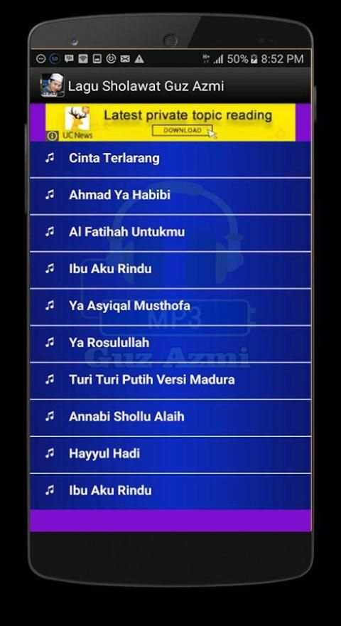 Lagu Sholawat Gus Azmi 1 تصوير الشاشة