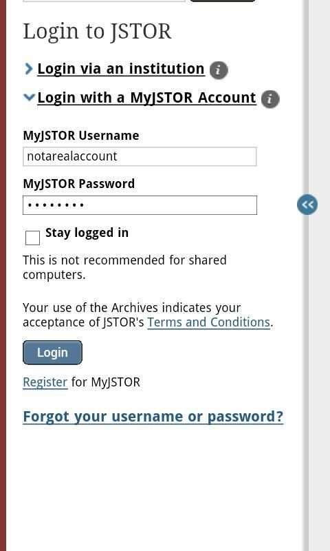 JSTOR Browser स्क्रीनशॉट 2