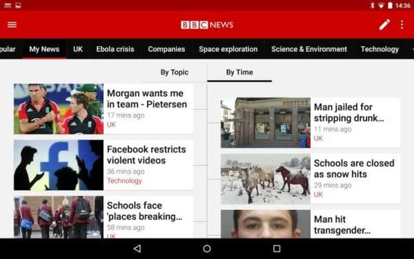 BBC News screenshot 2