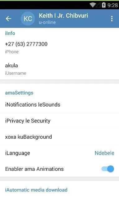 Ndeipi Messenger screenshot 1