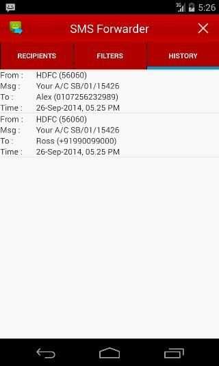 SMS Forwarder скриншот 1