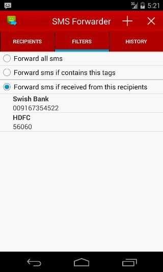 SMS Forwarder скриншот 2