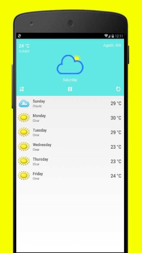 free Weather Forecast live 24/24 screenshot 1
