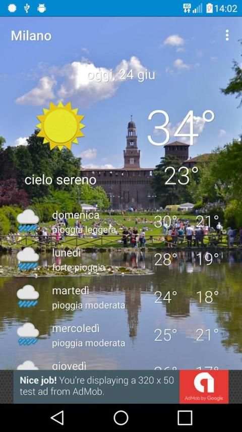 Meteo Milano скриншот 6