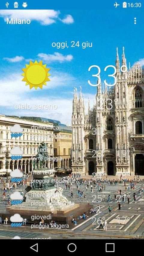 Meteo Milano screenshot 7