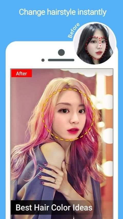 Change face: swap face, change hair screenshot 2