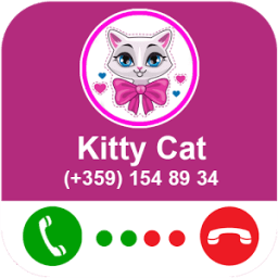 Call From Kitty Cat - Talking Cat أيقونة