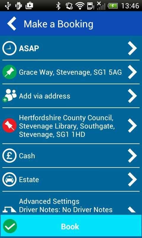 Stevenage Taxis 3 تصوير الشاشة