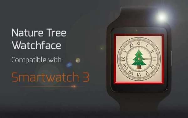 Nature Tree Watchface 1 تصوير الشاشة