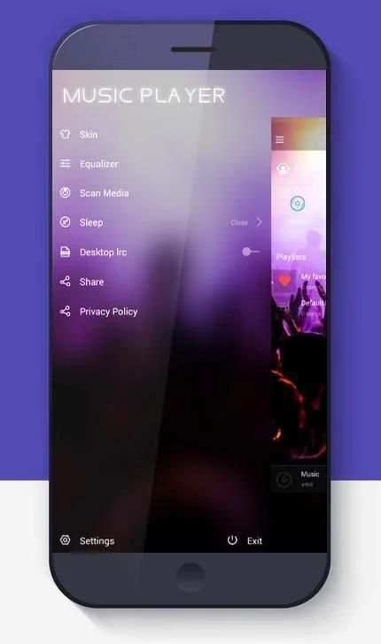 Music Player For Samsung Galaxy 2018 скриншот 2
