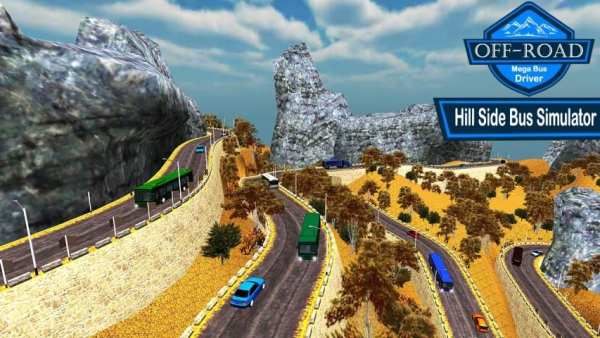 Offroad Megabus Driver & Hillside Bus Simulator 3D screenshot 2