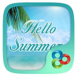 Hello Summer GO Launcher Theme