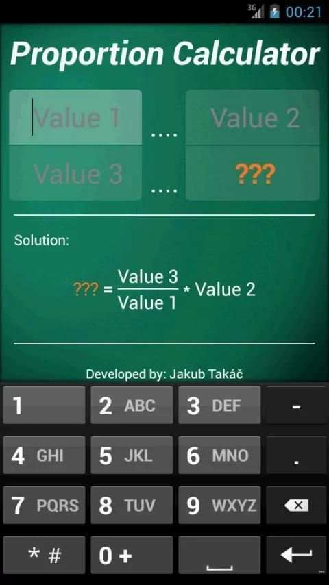 Proportion Ratio Calculator скриншот 2