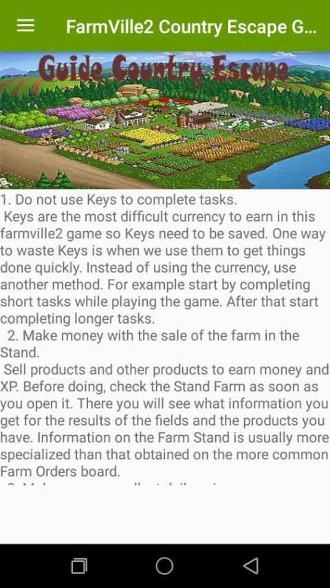 Guide For farmville 2 screenshot 2