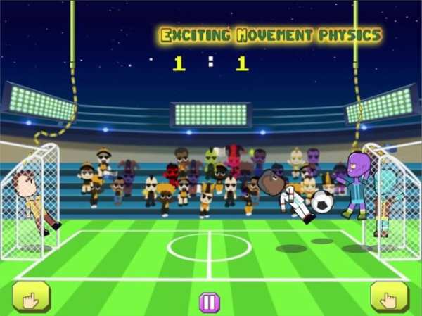 Soccer Happy-mini footbal fun 2 player game physic screenshot 3
