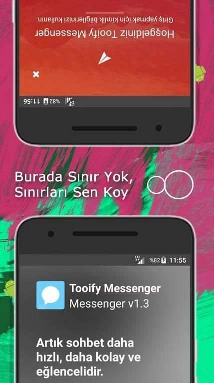 Tooify Messenger / Sohbet screenshot 1