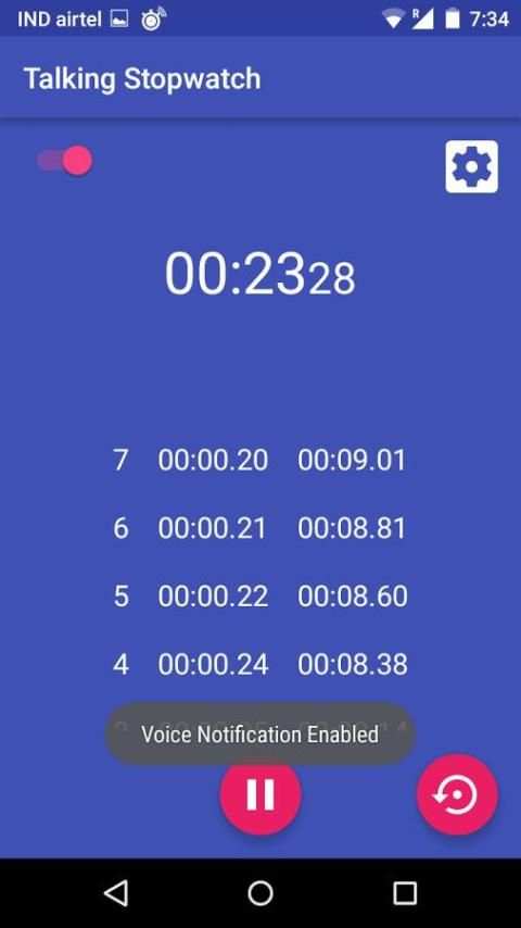 Talking Stopwatch screenshot 6