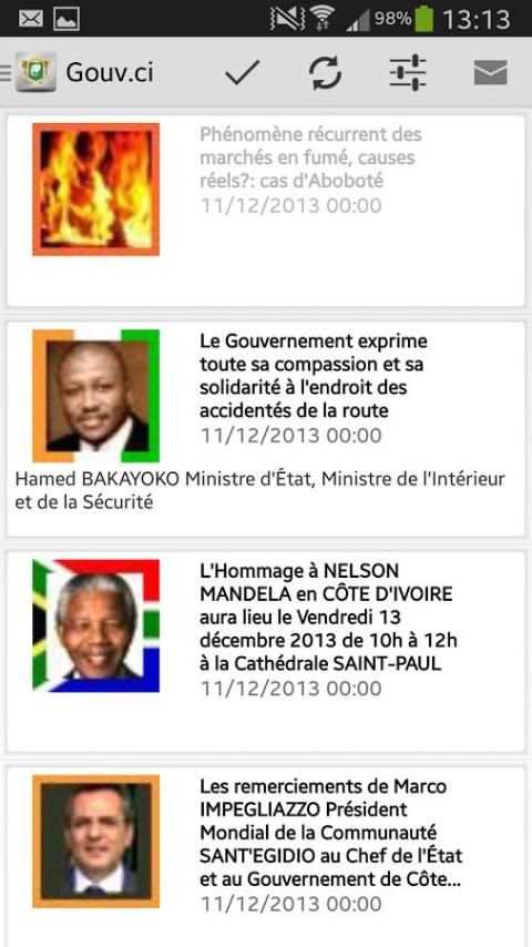 Gouvernement de Côte d'Ivoire screenshot 8