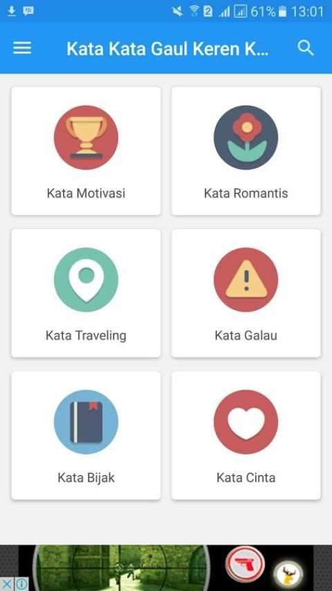 Kata Kata Gaul Keren Kekinian screenshot 3