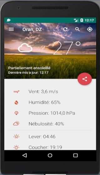 météo algerie screenshot 3
