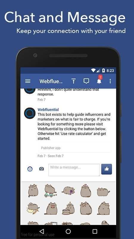 Lite Messenger for Facebook screenshot 5