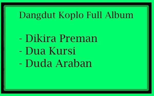 Dangdut Koplo Full Album 1 تصوير الشاشة