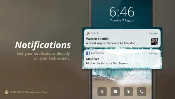 Wave - Customizable Lock screen 2 تصوير الشاشة