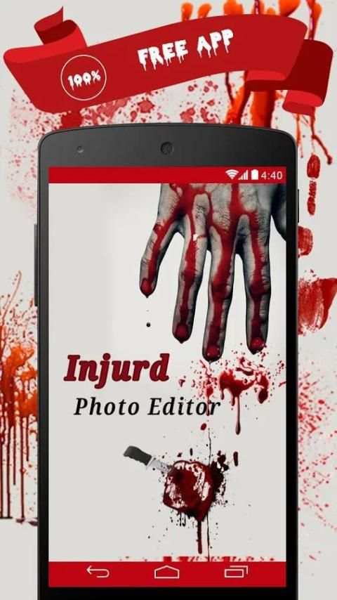 Injury Photo Editor 6 تصوير الشاشة