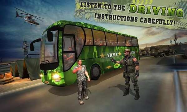 OffRoad US Army Coach Bus Driv screenshot 14