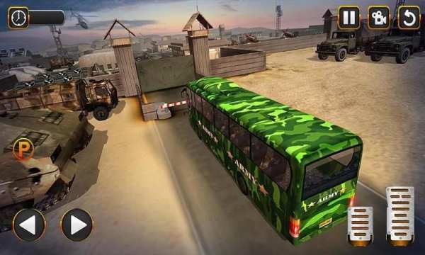 OffRoad US Army Coach Bus Driv screenshot 12