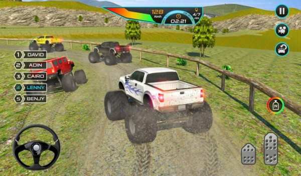 Rakasa Truk Balap 4x4 Offroad Rapat umum Pembalap screenshot 1