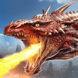 Fire Dragon City Simulator أيقونة